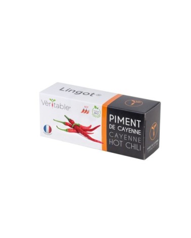 Lingot® Piment de Cayenne BIO compatible potager Véritable® et Exky®