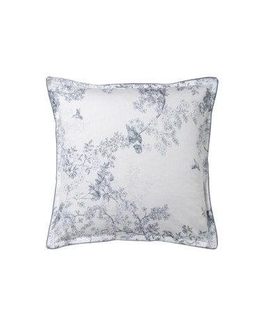 Taie d'oreiller en satin de coton blanc 65x65