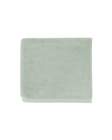 Serviette de bain en coton vert eucalyptus 40x60