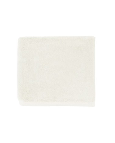 Serviette de bain en coton blanc meringue 40x60