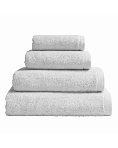 Serviette de bain en coton gris clair 40x60