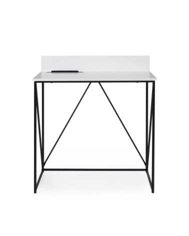 Bureau en bois L80cm blanc