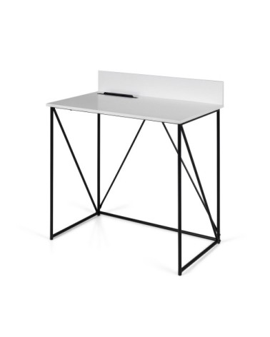 Bureau en bois L80cm blanc