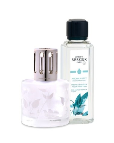 Coffret lampe Berger aroma + parfum happy