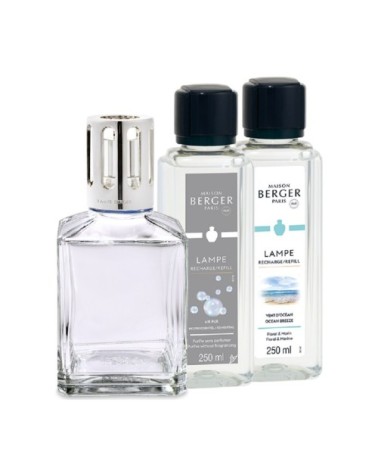 Coffret lampe Berger essentiel carrée