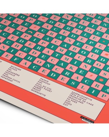 Affiche d'art les gros mots 50 X 70 cm