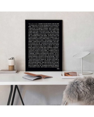 Affiche d'art miscellanées de France 50 X 70 cm