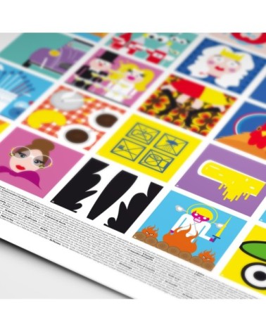 Affiche d'art vive la France ! 50 X 70 cm