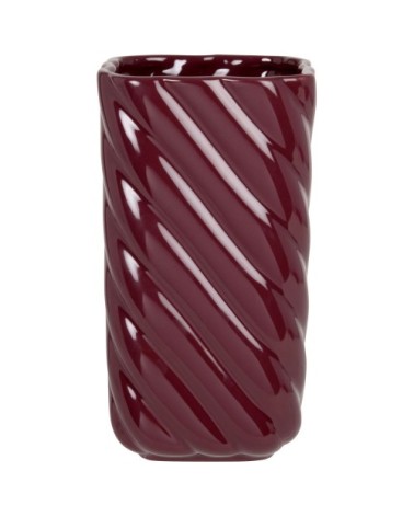 Vase en porcelaine violette H22