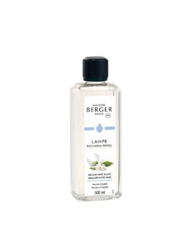 Parfum Lampe Berger Délicat Musc Blanc 500ml