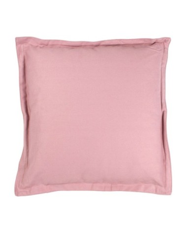 Coussin 100% coton rose 40x40