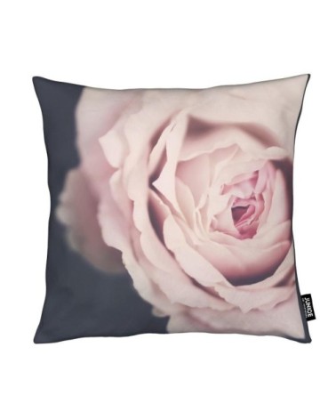 Coussin en microfibre en gris & noir 50x50