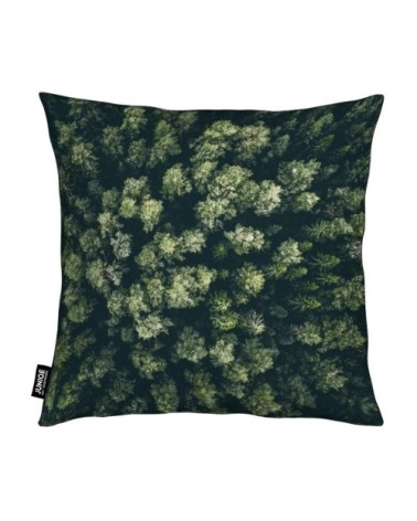 Coussin en microfibre en vert 30x30
