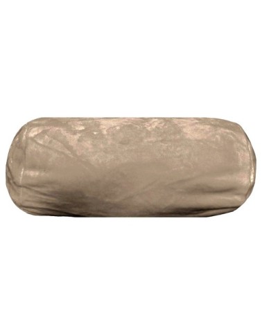 Coussin en polaire beige 20x45
