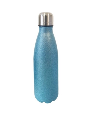 Bouteille thermos bleu en inox 500ml