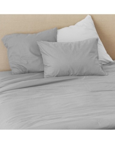 Taie d'oreiller en coton lavé flanelle 65 x 65