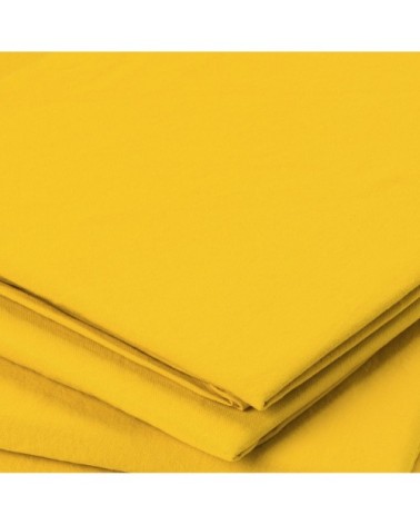 Taie d'oreiller en coton lavé curry 65 x 65