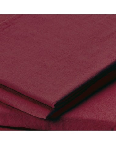 Taie d'oreiller en coton lavé griotte 70 x 50