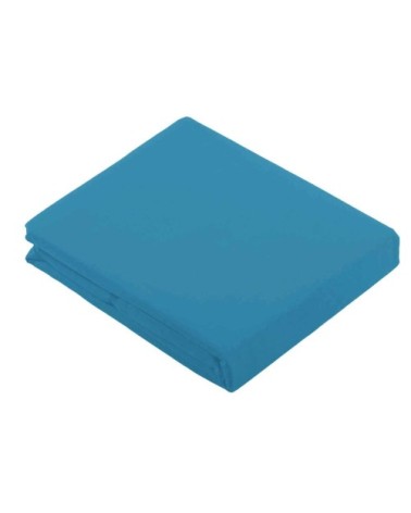 Drap plat uni en 100 % coton coton caraïbe 290 x 180