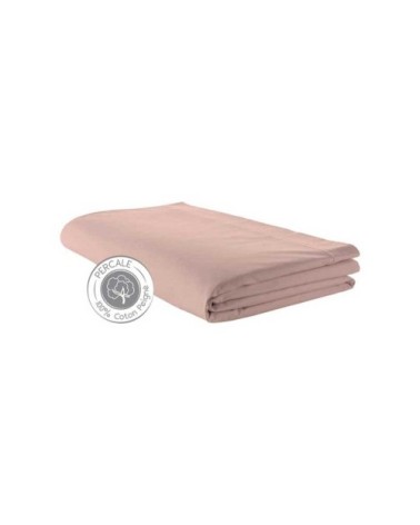 Drap percale 280 x 325 cm uni coton quartz 325 x 280
