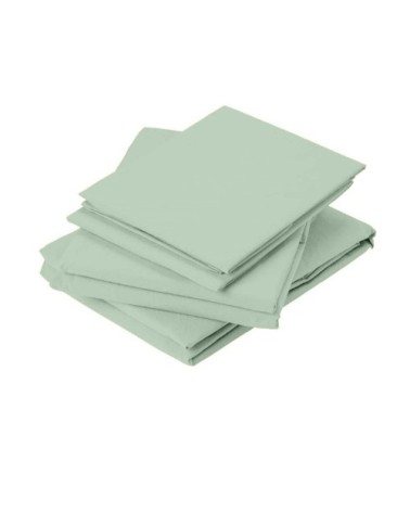 Drap plat en coton lavé coton argile 290 x 180