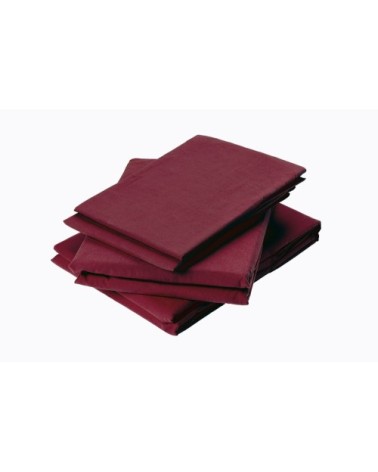 Drap plat en coton lavé coton griotte 290 x 180