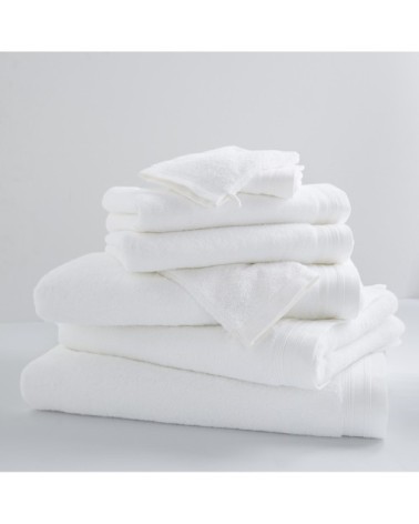 Drap de bain uni et coloré coton meringue 150x100