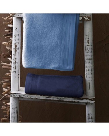 Drap de douche uni et coloré coton lavande 140x70