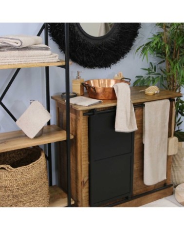 Drap de bain grand hôtel coton naturel 150 x 100