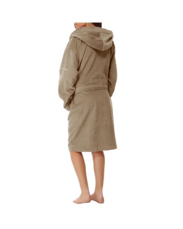 Peignoir mixte - coton 380 g/m2 vison M-L