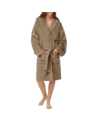 Peignoir mixte - coton 380 g/m2 vison S-M