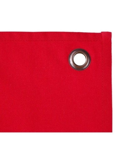 Lot de 2 torchons avec illet coton rouge 70 x 45