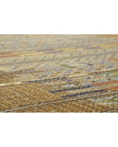 Tapis d'extérieur tissé plat - or 60x100 cm