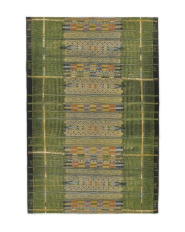 Tapis d'extérieur tissé plat - vert 120x180 cm