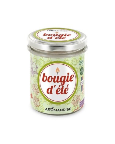 Bougie d'été citronnelle & géranium 30h