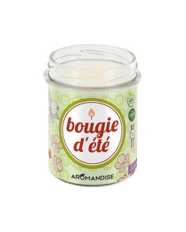 Bougie d'été citronnelle & géranium 30h