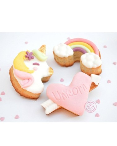 Moule en silicone licornes