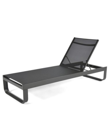 Bain de soleil aluminium gris