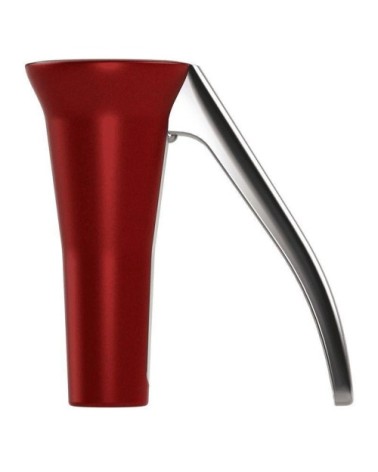 Casse-noix conique laqué rouge