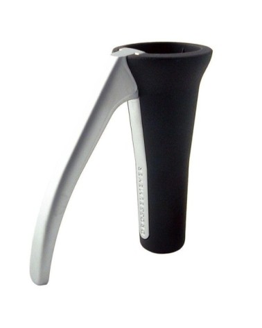 Casse-noix conique laqué noir