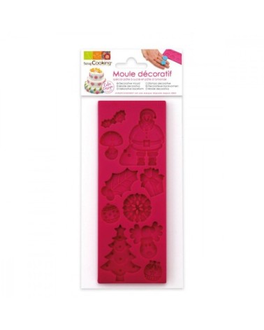 Moule pâte à sucre Noël