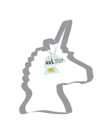Découpoir à pâtisserie inox XXL licorne