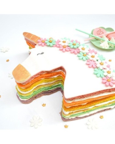 Découpoir à pâtisserie inox XXL licorne