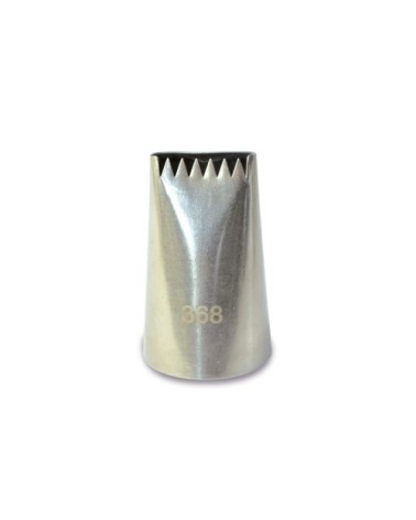 Douille pâtisserie inox bûche