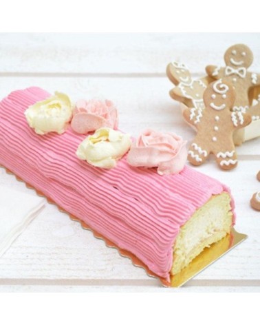 Douille pâtisserie inox bûche