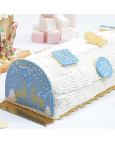 Douille pâtisserie inox bûche