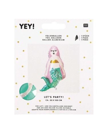 Ballon aluminium sirène