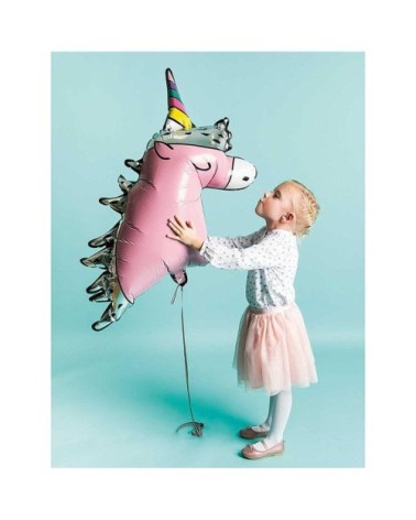 Ballon aluminium licorne