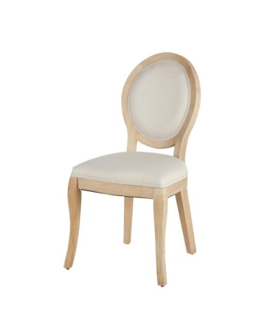 Chaises en textile recyclé beige (x2)
