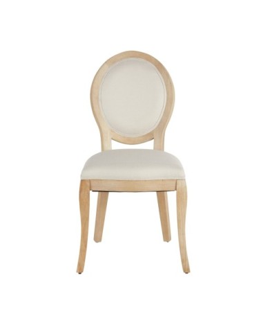 Chaises en textile recyclé beige (x2)